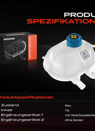 Serbatoio di espansione Frankberg 1x per liquido refrigerante Fiat 500 C 312 Panda 169 Ford KA T403855 77-0043 56593 29878 163000 03855