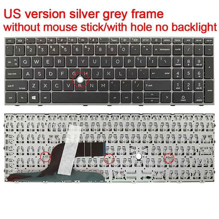 US/BR Backlit keyboard for HP Zbook Fury 15 G7 G8 C13C-5 Zbook Fury 17 G7 G8 ZBOOK Fury 17.3 inch G7/G8 HSN-C13C-7 laptop