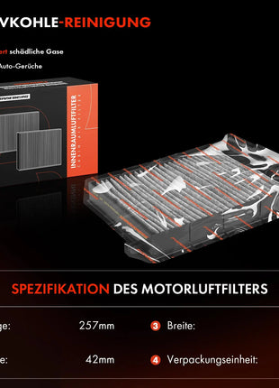 Filtro Abitacolo Frankberg 2x a Carbone Attivo per Renault Megane II BM0/1 EM0/1 KM LM dal 2002 K1130A 387 971 LAK175 7701064235