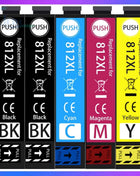 812 812XL Ink Cartridge For Epson 812 812XL Compatible For Epson WF-3820 WF-3825 WF-4830 WF-4835 WF-7830 WF-7840 7845 Printer
