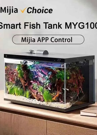 Mijia Smart Fish Tank MYG100 Work with Mijia APP Mobile Controlled Remote Feeding Smart Lighting System Light Aquarium