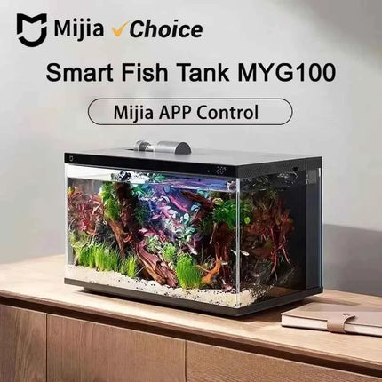 Mijia Smart Fish Tank MYG100 Work with Mijia APP Mobile Controlled Remote Feeding Smart Lighting System Light Aquarium