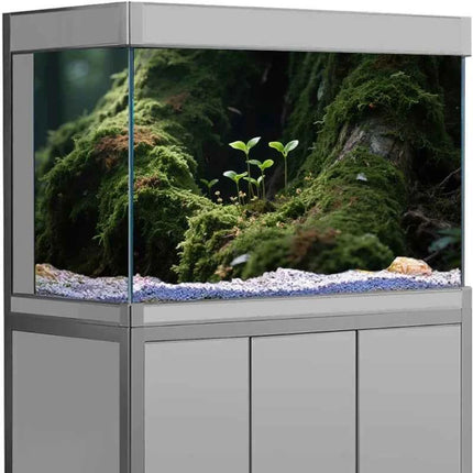 Aquarium Background Poster Large Forest Tree Trunk Moss PVC Waterproof Backdrop for Freshwater/Saltwater & Reptile Tanks