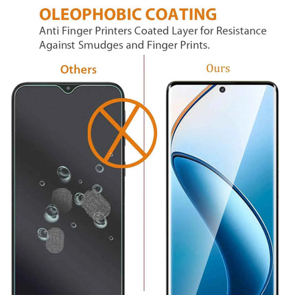 3D Curve Screen Protector For Realme 12 Pro Plus OPPO Tempered Glass High Aluminum HD  Crystal   9H Ultra Transparent Clear