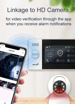 PGST PG107 4G WIFI GSM Sistema di allarme domestico Tuya Alexa Kit allarme antifurto wireless con rilevatore di movimento Sensore antifurto di sicurezza