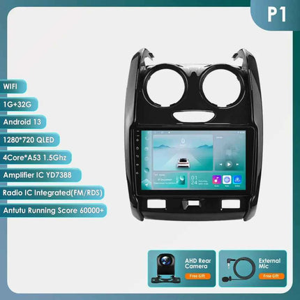 Android Car Radio Player audio for Renault Duster 2015 - 2020 wireless Carplay Android Auto 2din GPS Intelligent Multimedia DSP