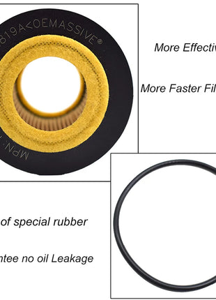 Filtro olio 03D 198819   Per Seat Cordoba 6L2 Skoda Fabia I Praktik 6Y5 Rapid Spaceback NH1 Volkswagen Polo Fox 5Z3 1.2L Motore