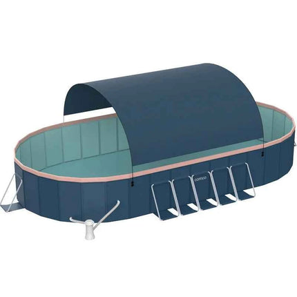 Nuova piscina pieghevole non gonfiabile per la famiglia Summer Water Party Home Outdoor Garden Backyard 1.6m 2.1m 2.6m 3m 3.6m