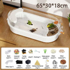 Reptile Terrariums Turtle Breeding Tank Desktop Plastic Ecological Display Box Household Turtle Incubator Breeding Habitats