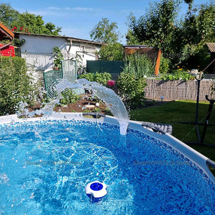 Fontana per Piscina, Ugello a Installazione Diretta Compatibile con Piscine Bestway/Intex, Accessori Estivi per Piscine all'Aperto