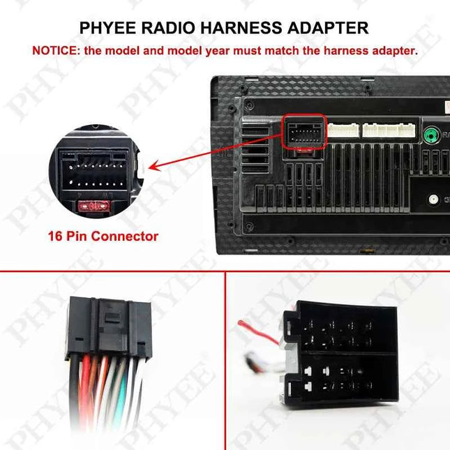 Cablaggio radio per Lada Granta 2011-2017, connettore a 16 pin a connettore ISO, cavo adattatore multimediale Android per auto