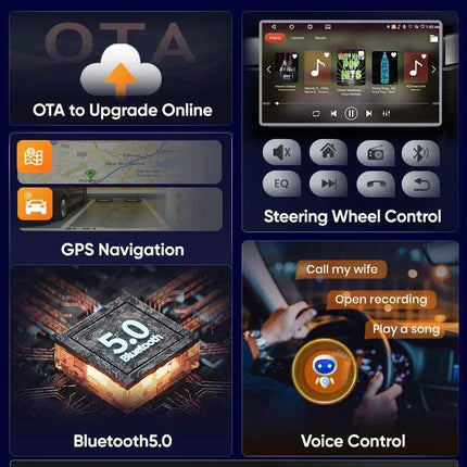 Junsun 8 Core Wireless CarPlay Android Auto Car Radio For Mercedes Benz Smart 453 Fortwo 2014-2020 4G WiFi GPS Navigation Stereo