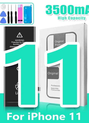XDOU 2026 NEW Battery For iPhone 7 8 6S 6 Plus X XR 11 11Pro Xs Max High Capacity Phone Bateria + Free Tools