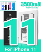 0 Cycle High Capacity Battery For iPhone 11 11Pro 12Pro 12 13 14 13Pro 14Pro Max Mini Phone Bateria + Free Tool Kit