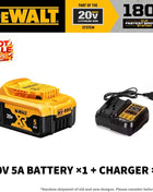 100% Authentic Dewalt 18V/20V 6.0Ah Li-Ion Replacement Battery for Power Tools, Compatible with DCB200 DCB202 DCB205 DCB206 DCB209