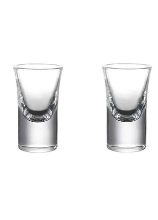 Set Bicchierini Shot 15ml Fondo Spesso Trasparente per Liquori e Spirits - 2/6/12 Pezzi