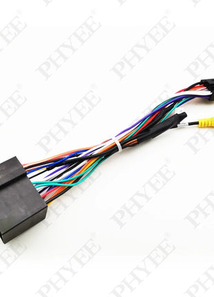 Radio wiring for Lada Vesta 2015-2018, 16-pin connector to ISO connector, USB adapter cable, RCA audio plug, for Android car