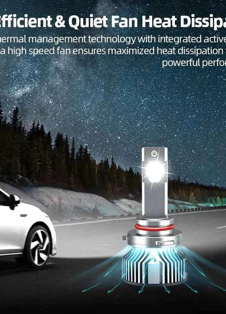 OSRAM LEDriving HL Premium New Gen H7 YXZ LED Car Head Light 90W 9000lm High Lumens 6000K White LED Auto Bulbs G5210CW, 2X