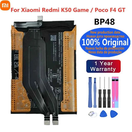 BP48 BP49 BM5E BM5F Original Battery For Xiaomi K40S K50 Pro K50Pro /K50 Game / Mi Poco F4 GT Phone Batteries + Free Tools