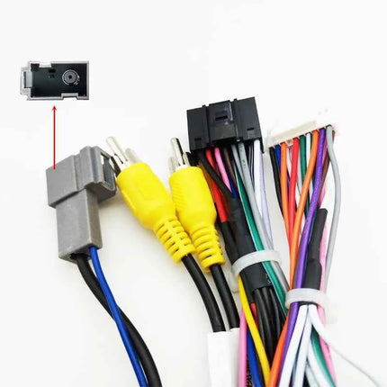 Cablaggio decodificatore CAN Bus Adattatore cavo multimediale Android da 16 pin a 24 pin 32 pin per Honda Civic Mk10 CR-V Mk5 Jazz