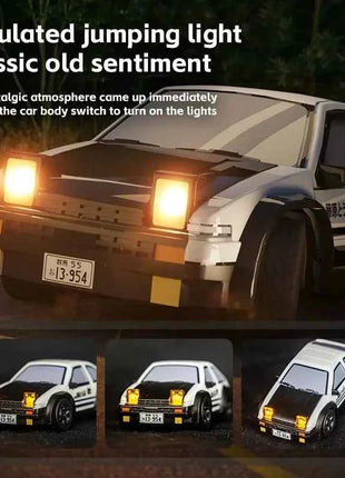 1:64 Desktop RC Drift Car 2.4G High-Speed Racing Car Four-Wheel Mini Desktop Remote Control Car Electric Toy for game party gift