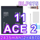 NOHON Replacement Battery for OnePlus 7T 8T 9RT 10T 12 11 9 8 7 6T 6 5T 5 7TPro Phone Batteries BLP801 BLP685 BLP745 BLP743
