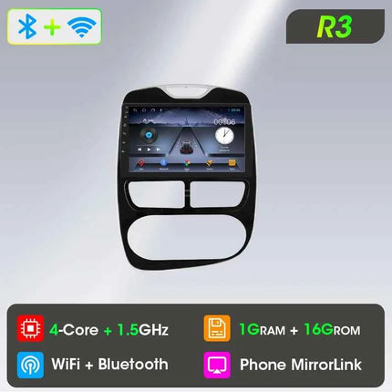 Srnubi 2 Din Android Carplay Car Radio for Renault Clio 4 2012 - 2019 Multimedia Player 2Din GPS Stereo 4G WIFI DVD Head Unit