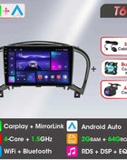 Srnubi Car Radio for Nissan Juke YF15 2010 - 2014 Carplay 4G Multimedia Video Player Navigation GPS WIFI Android Auto Autoradio