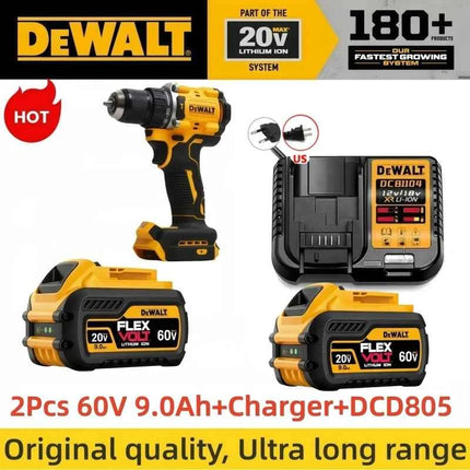 Batteria Originale DeWalt DCB200 20V/60V 2.0Ah-9.0Ah MAX Litio per Utensili Elettrici