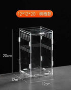 Transparent Acrylic Reptile Terrarium Habitat Box Nano Arboreal Tarantula Enclosure Spider Scorpion Bearded Dragon Habitat