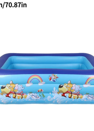 Piscina Gonfiabile XXL Portatile e Atossica per Gioco e Relax