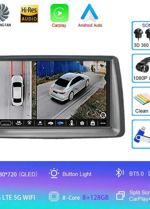 7" Car Radio Android 16 For FIAT Panda 2003 2004 2005 2006 2007 -2012 Stereo Multimedia Player Navigation Autoradio Carplay Auto