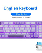 E-YOOSO Z94 USB Mechanical Gaming Keyboard Wired Monochrome Backlit 94 Key Russian Brazilian Portuguese for Compute Laptop PC