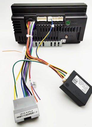 Radio Wiring Harness Adapter CAN Bus Decoder Box 16 Pin to 22 Pin Cable for Jeep Wrangler Cherokee Compass Dodge Journey Ram 1500