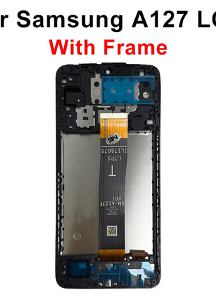 Display OLED da 6,5 pollici per Samsung Galaxy A12 Nacho LCD A127, Schermo Touch A12 LCD A125, Ricambi Display A02 A022