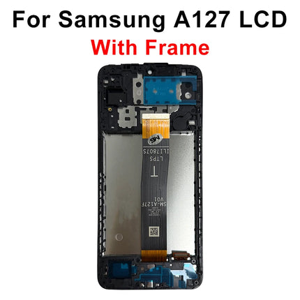 Display OLED da 6,5 pollici per Samsung Galaxy A12 Nacho LCD A127, Schermo Touch A12 LCD A125, Ricambi Display A02 A022