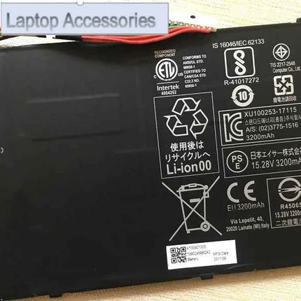 CHJ F  New AC14B7K 41CP5/57/80 Laptop battery For Acer Spin 5 SP515-51GN,Swift SF314-52,314-54 Nitro 5 SPIN NP515 N17W7 N17P3