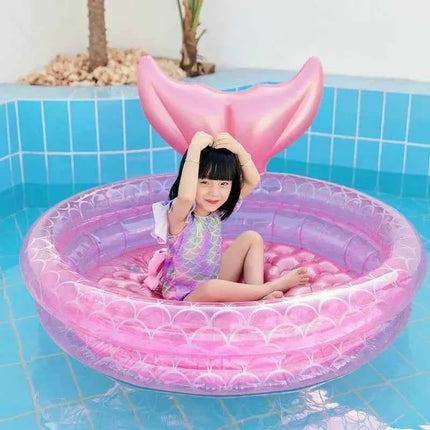 Nuove sirene Piscina gonfiabile Bagno per bambini Casa estiva Piscina all'aperto Piscina quadrata gonfiabile per regali per bambini Ragazza