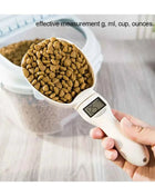 Pet Food Measuring Scoop Electronic Dog Cat Food Measuring Cup Digital Spoon Scale Kitchen Food Scale with LED Display
