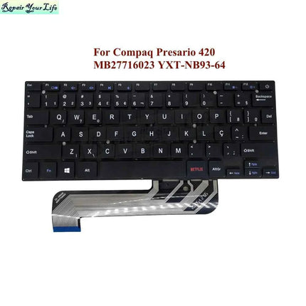 New BR-PT Brazil Laptop Keyboard For Compaq Presario 420 CQ25 Notebook Keyboards Brazilian Fit Portuguese MB27716023 YXT-NB93-64
