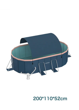 New Foldable Non-Inflatable Swimming Pool for Family Summer Water Party Home Outdoor Garden Backyard 1.6m 2.1m 2.6m 3m 3.6m