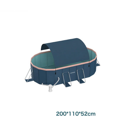 Nuova piscina pieghevole non gonfiabile per la famiglia Summer Water Party Home Outdoor Garden Backyard 1.6m 2.1m 2.6m 3m 3.6m