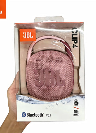 Altoparlante Bluetooth Wireless JBL CLIP 4, Clip alla Moda per Campeggio e Viaggi, Mini Subwoofer Portatile per Esterni
