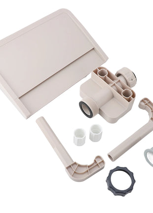 Cascata a cascata rilassante fuori terra fontana per piscina attacco a sfioramento PVC staccabile per cascata piscina Bestway