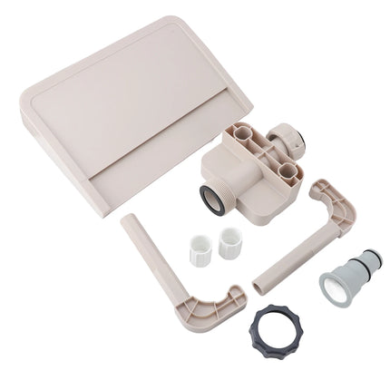 Cascata a cascata rilassante fuori terra fontana per piscina attacco a sfioramento PVC staccabile per cascata piscina Bestway