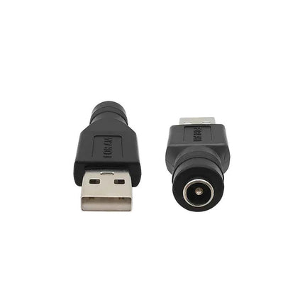 Presa Jack femmina 1/2/5Pcs 5.5*2.1mm A USB 2.0 tipo A spina maschio connettore cc adattatore per spine di alimentazione 5V per Laptop