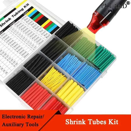 127/328/750 pezzi kit di avvolgimento tubi termorestringenti 2:1 filo termoretraibile tubo termoretraibile filo collegare copertura guaine di protezione
