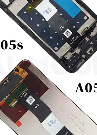 Schermo A05 per SAMSUNG A05S A057 Display LCD Touch Screen Digiziter Assembly per Samsung A05 A055 con cornice Display LCD