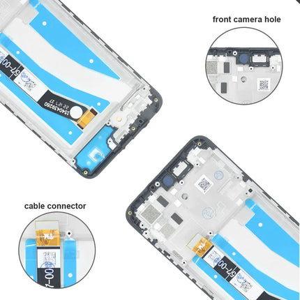 Nuovo LCD per Motorola Moto G32 2022 ‎ Sostituzione del gruppo touch screen display LCD per Moto G32 XT2235 XT2235-2 LCD con cornice