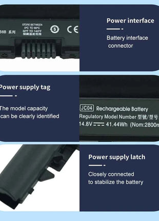 JC04 Laptop Battery for HP Spare 15-bs0xx 17-bs0xxx 15-bs1xxx 919701-850 HSTNN-LB7W HSTNN-LB7W HSTNN-HB7X 919701-850 JC03